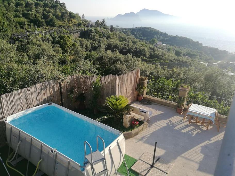 Villa Capri Wonderful View Massa Lubrense Extérieur photo