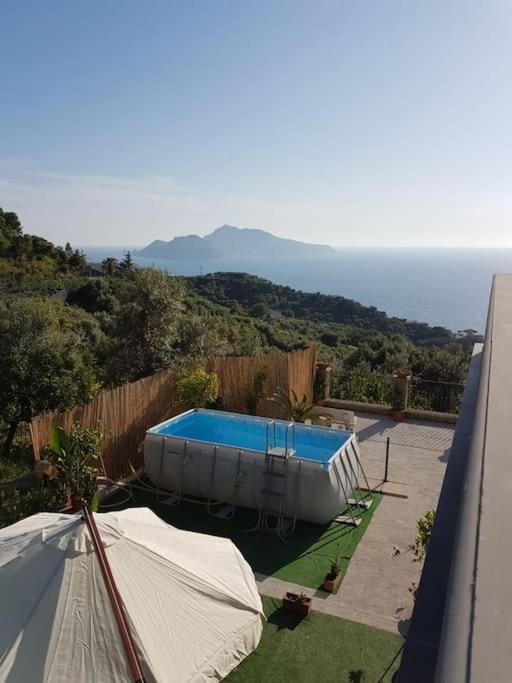 Villa Capri Wonderful View Massa Lubrense Extérieur photo