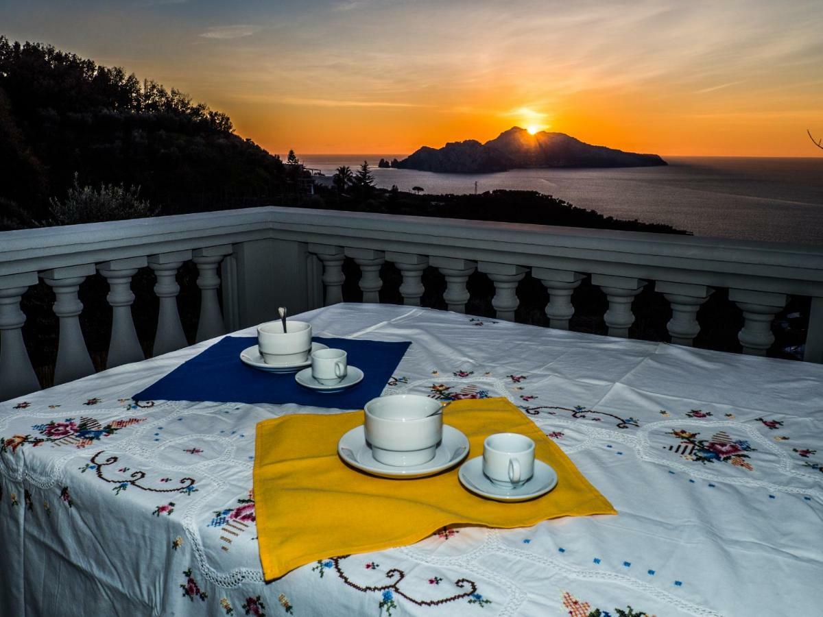 Villa Capri Wonderful View Massa Lubrense Extérieur photo